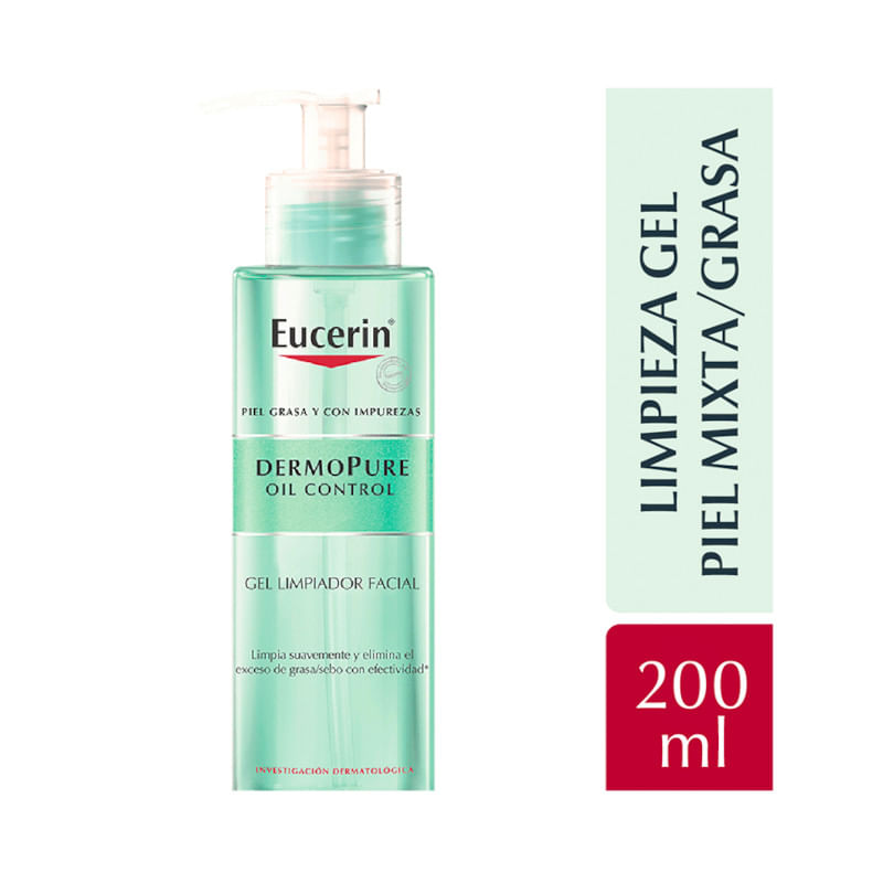 Eucerin Limpiador Facial Dermopure Oil Control 200 ml