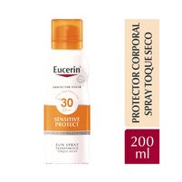 Eucerin Protector Solar Piel Sensible Sun Body Spray Toque Seco FPS 30 200 ml