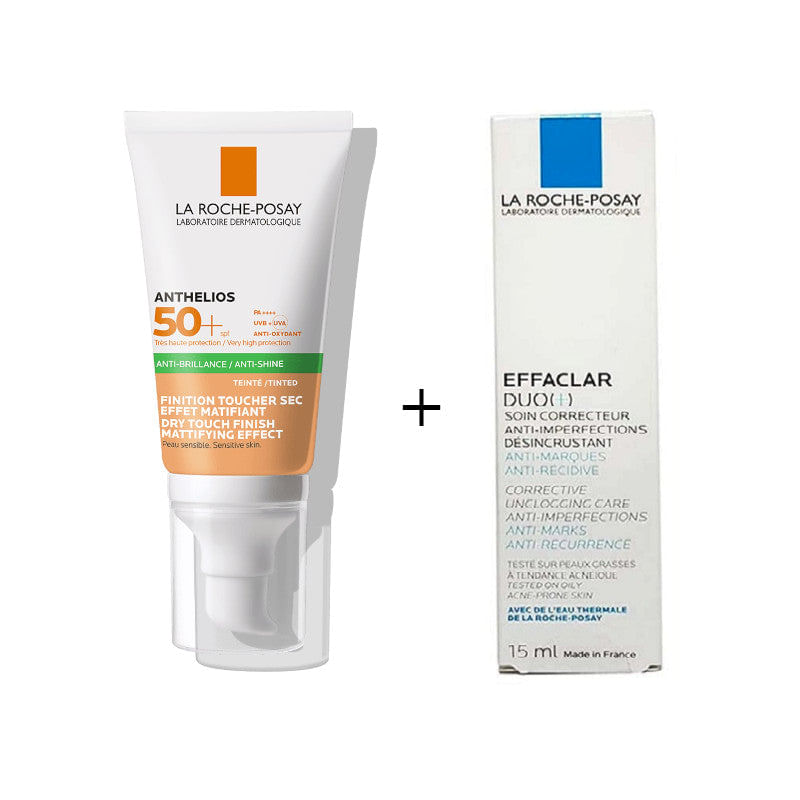 La-Roche-Posay-Kit-Piel-Grasa-Y-O-Con-Tendencia-Acneica-Anthelios-Gel-Cream-Anti-Brillos-Color-50-ml---Effaclar-Duo-----15-ml-De-Regalo----2
