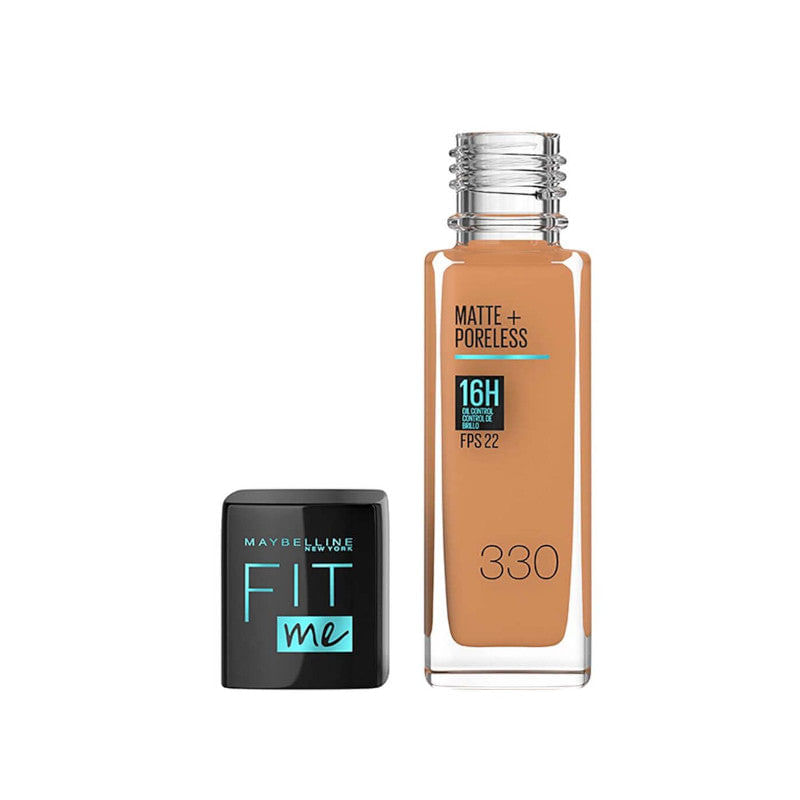 Maybelline-Base-De-Maquillaje-FIT-Me-Matte---Poreless-Foundation-FPS-22-330-Toffee-30-ml---2