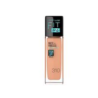 Maybelline Base De Maquillaje FIT Me Matte y Poreless Foundation FPS 22 310 Sun Beige 30 ml