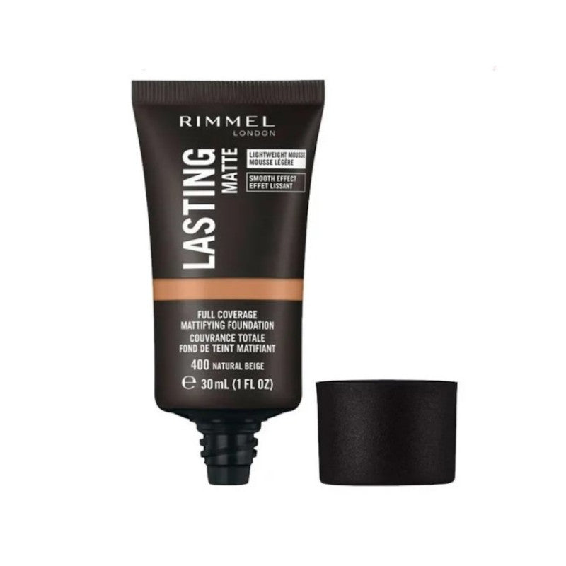 Rimmel-Base-De-Maquillaje-Lasting-Matte-400-Natural-Beige-30-ml---3