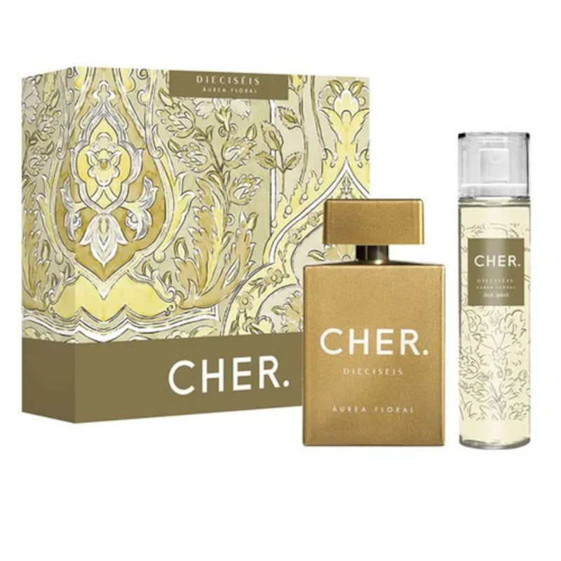 Cher-Dieciseis-Aurea-Floral-100-ml---Body-Splash-100-ml--PROMO-SET----1