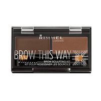Rimmel Polvo Compacto Cejas Brow This Way 002 Medium Brown 1,3 gr