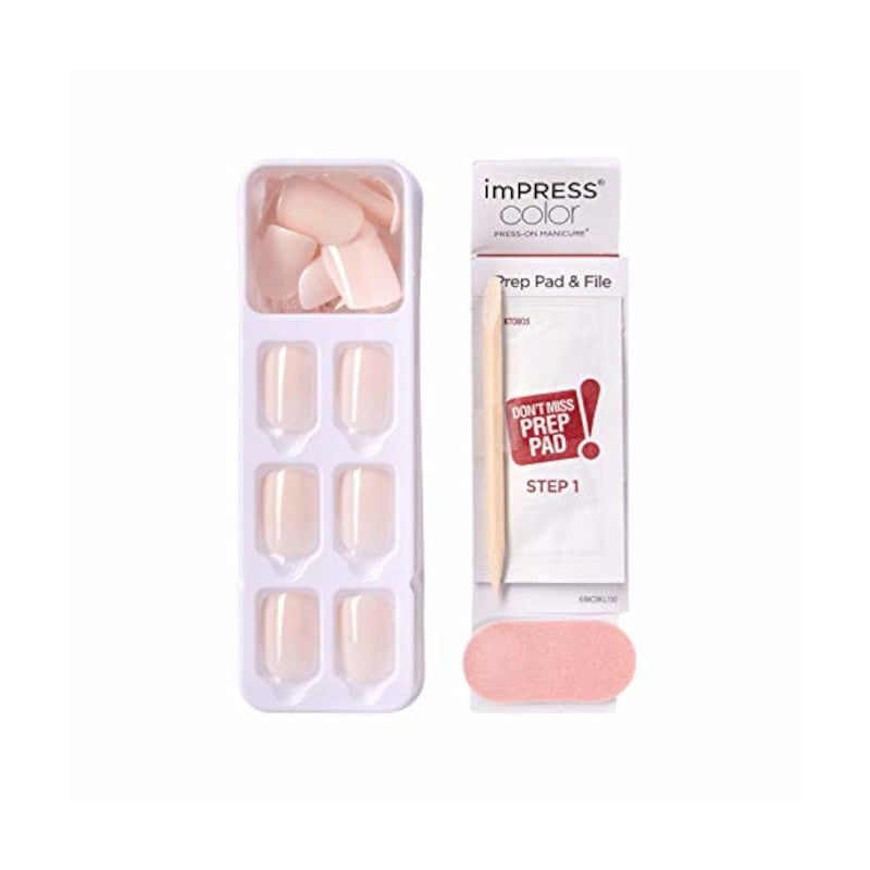 Impress-Color-Press-On-Manicure-001-Point-Pink-30-Uñas-Postizas-Lisas---2