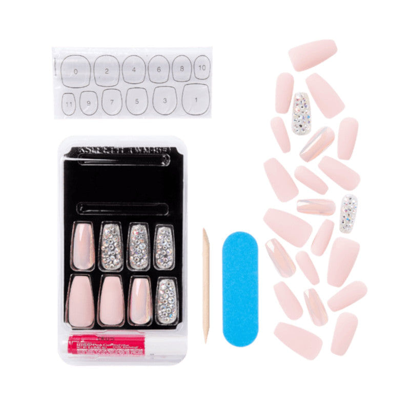 Kiss-Masterpiece-Uñas-Strass-Rosadas-Acabado-Mate-y-Cromaticas-30-Nails---4