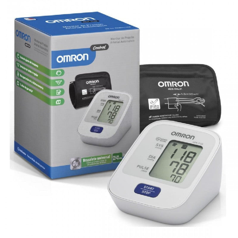 Omron M2 Hem-7120 Monitor de presión arterial automático básico del brazo  superior Nuevo