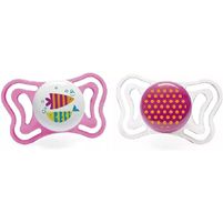 Chicco 2 Chupetes Physio Forma Light Diseños 16-36 m