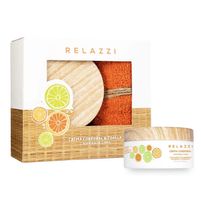 Relazzi Crema Corporal 190 g + 1 Toalla Naranja Lima
