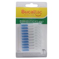 Bucaltac Palillos Interdentales Con Punta De Hule Suave Periosticks Soft 30 U