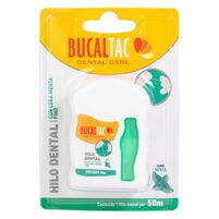 Bucaltac Hilo Dental Con Cera Sabor Menta 50 m