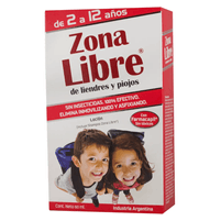 Zona Libre de Liendres y Piojos Locion 60 ml + 1 Shampoo 70 ml