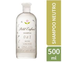 Petit Enfant Shampoo 0 a 1 Neutro Ultra Suave 500 ml