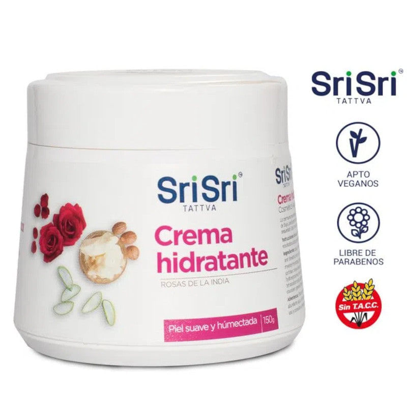 Sri Sri Crema Hidratante Rosas De La India 150 g - Farmacias Patagónicas