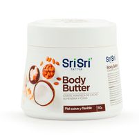 Sri Sri Manteca Corporal Con Karite, Manteca De Cacao, Almendra Y Coco 150 g
