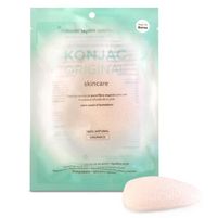 Konjac Esponja Facial Blanca De Pura Fibra Vegetal Natural