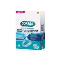 Corega Tabs Tabletas Limpiadoras Pro Ortodoncia 30u