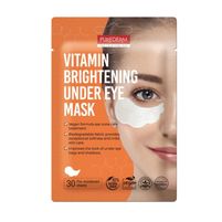 Purederm Vitamin Brightening Under Eye Mask 30 Pre-Moistened Sheets