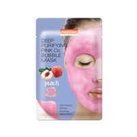 Purederm Deep Purifying Pink O2 Bubble Mask 1 Mask 25 g