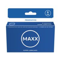Maxx Preservativos Super Lubricado 6 Unidades
