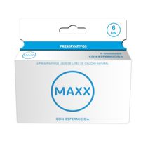 Maxx Preservativos Con Espermicida 6 Unidades
