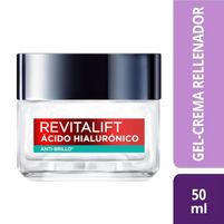 Loreal Gel Crema Rellenador Revitalift Ácido Hialurónico Anti-Brillo 50 ml