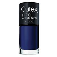 Cutex Esmalte De Uñas  Color 060 Azul Profundo Hipoalergénico Vegano 6 ml