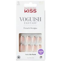 KISS Voguish Fantasy French Glue-On Nails- Bisous