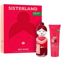 Benetton Sisterland Red Rose EDT 80 ml + 1 Body Lotion 75 ml! DE REGALO!