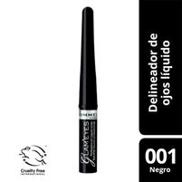 Rimmel Delineador Liquido Para Ojos Glam´eyes Blackglamour 001 3.5 ml