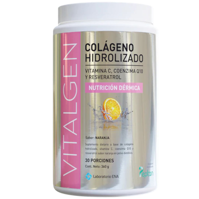 Vitalgen Colageno Hidrolizado Naranja 360 G - Farmacias Patagónicas