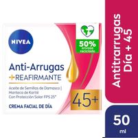 Nivea Crema Facial Dia Anti Arrugas + Reafirmante 45+ 50 ml