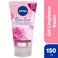 Nivea Gel Micelar Limpiador Facial Rose Care 150 ml