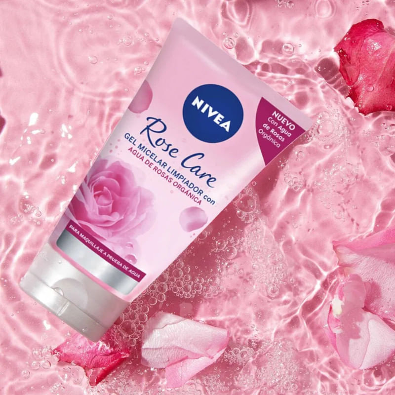 Nivea Rose Care Gel micelar limpiador facial