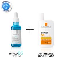 Combo La Roche Posay Serum Hyalu B5 30 ml + Protector Solar Anthelios UV Mune 400 50 ml