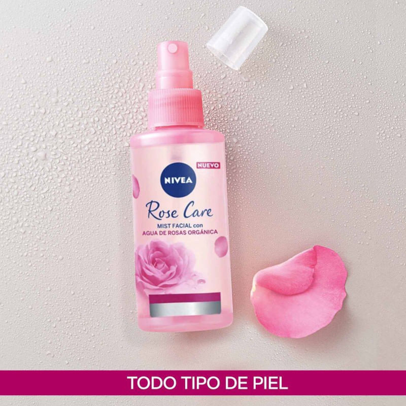 Mist Facial Refrescante Nivea Rose Care Agua De Rosas 150ml Momento de  aplicación Día/Noche Tipo de piel Todo tipo de piel
