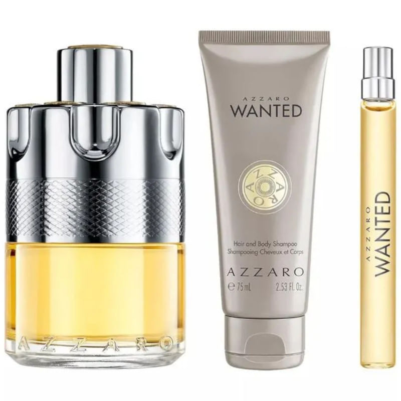 Azzaro Wanted EDT 100 ml Hair And Body Shampoo Travel - Main Image