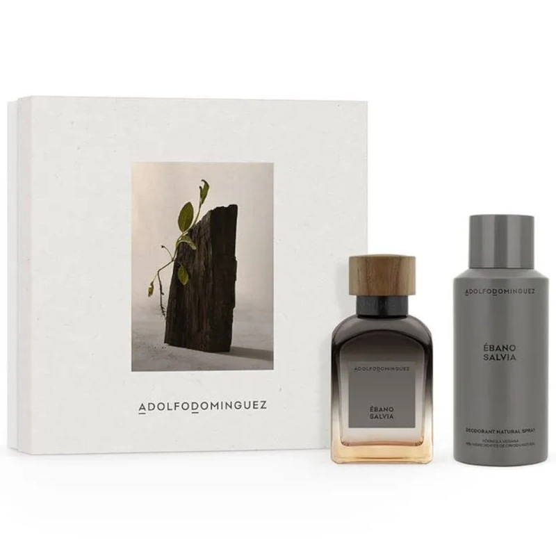Adolfo Domínguez Ébano Salvia EDP 120 ml Desodorante 150 ml! PROMOCION  SET!