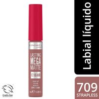 Rimmel Labial Liquido Lasting Mega Matte 16 Horas 709 Strapless 7.4 ml