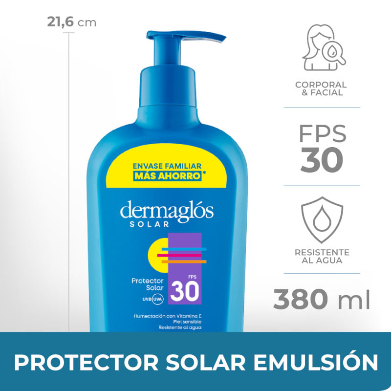 Dermaglos-Protector-Solar-Emulsion-FPS-30-380-ml
