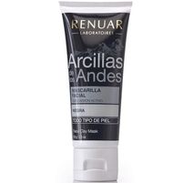 Renuar Mascarilla Facial Todo Tipo De Piel Arcillas De Los Andes Negra 70 g