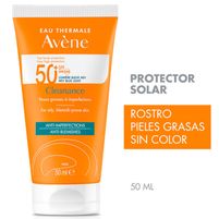 Avene Protector Solar Cleanance Sin Color SPF 50+ 50 ml