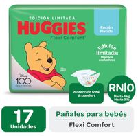 Huggies Flexi Comfort Recien Nacido 17 Pañales Desechables Hasta 4 kg