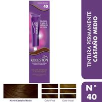 Koleston Coloraccion En Crema 40 Castaño Mediano 50 g