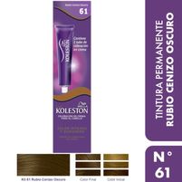 Koleston Coloraccion En Crema 61 Rubio Cenizo Oscuro g