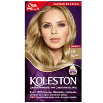Koleston Kit Coloracion Permanente 81 Rubio Cenizo Claro