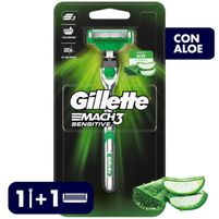 Gillette Mach3 Sensitive Maquina Para Afeitar Recargable