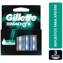Gillette Mach3+ 3 Repuestos Para Afeitar