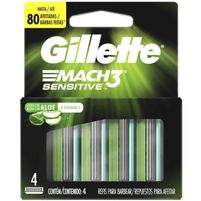 Gillette Mach3 4 Repuestos Para Afeitar