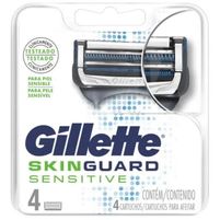 Gillette Skin Guard Sensitive 4 Cartuchos Para Afeitar